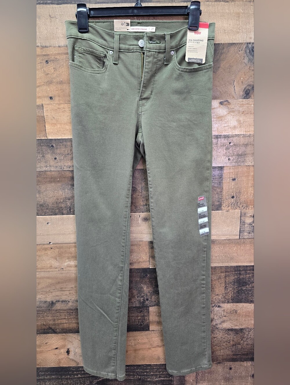 Levi's Olive Slim Women’s Skinny Jeans 27x32